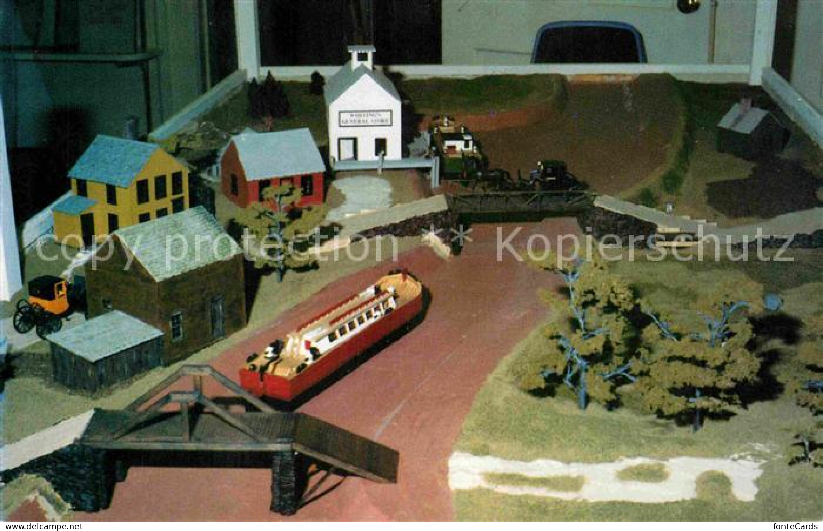 72760475 Plainville_Connecticut Diorama Of The Farmington Canal - Other & Unclassified