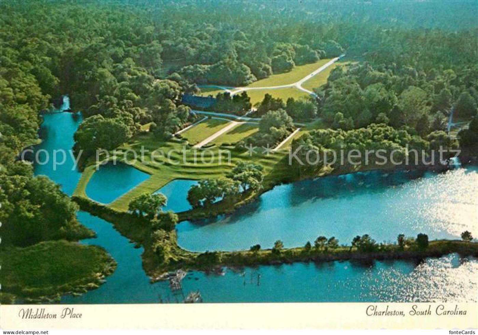 72755603 Charleston_South_Carolina Middleton Place Fliegeraufnahme - Autres & Non Classés