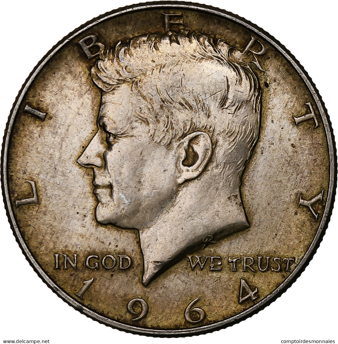 États-Unis, Half Dollar, Kennedy Half Dollar, 1964, Denver, Argent, SUP, KM:202 - 1964-…: Kennedy