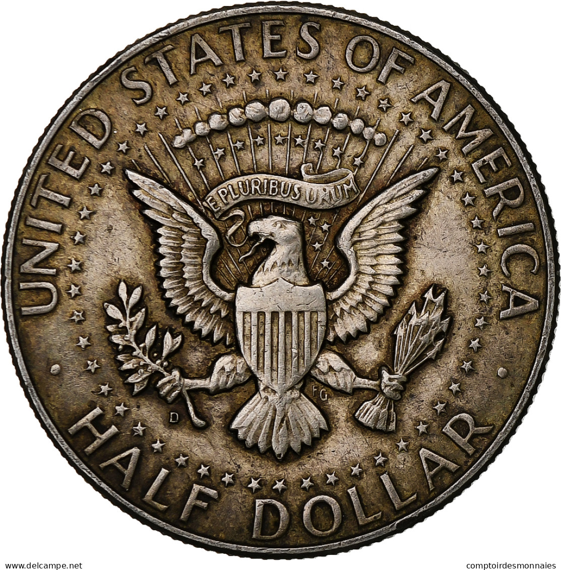 États-Unis, Half Dollar, Kennedy Half Dollar, 1964, Denver, Argent, SUP, KM:202 - 1964-…: Kennedy