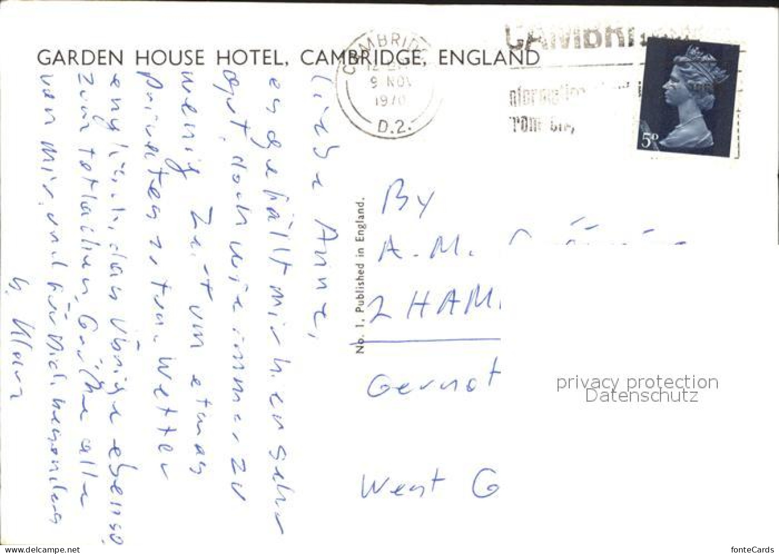 71975665 Cambridge Cambridgeshire Garden House Hotel Cambridge - Autres & Non Classés