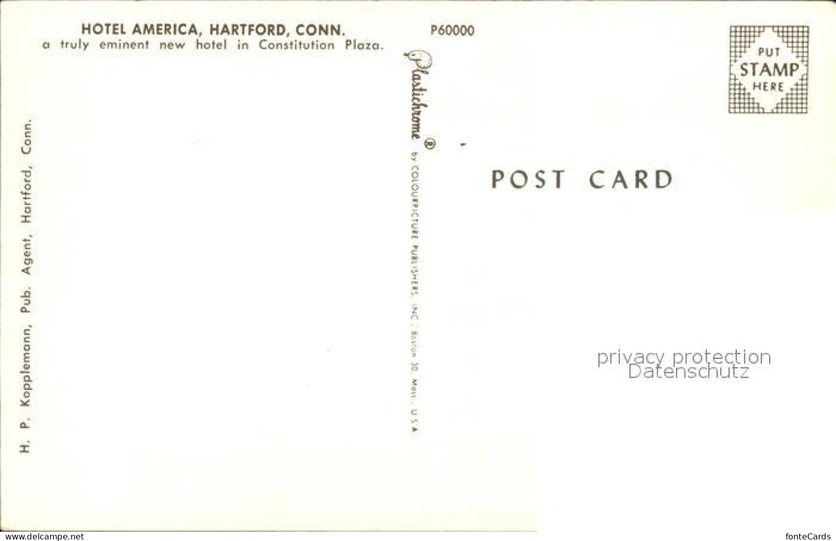 71969110 Hartford_Connecticut Hotel America - Other & Unclassified