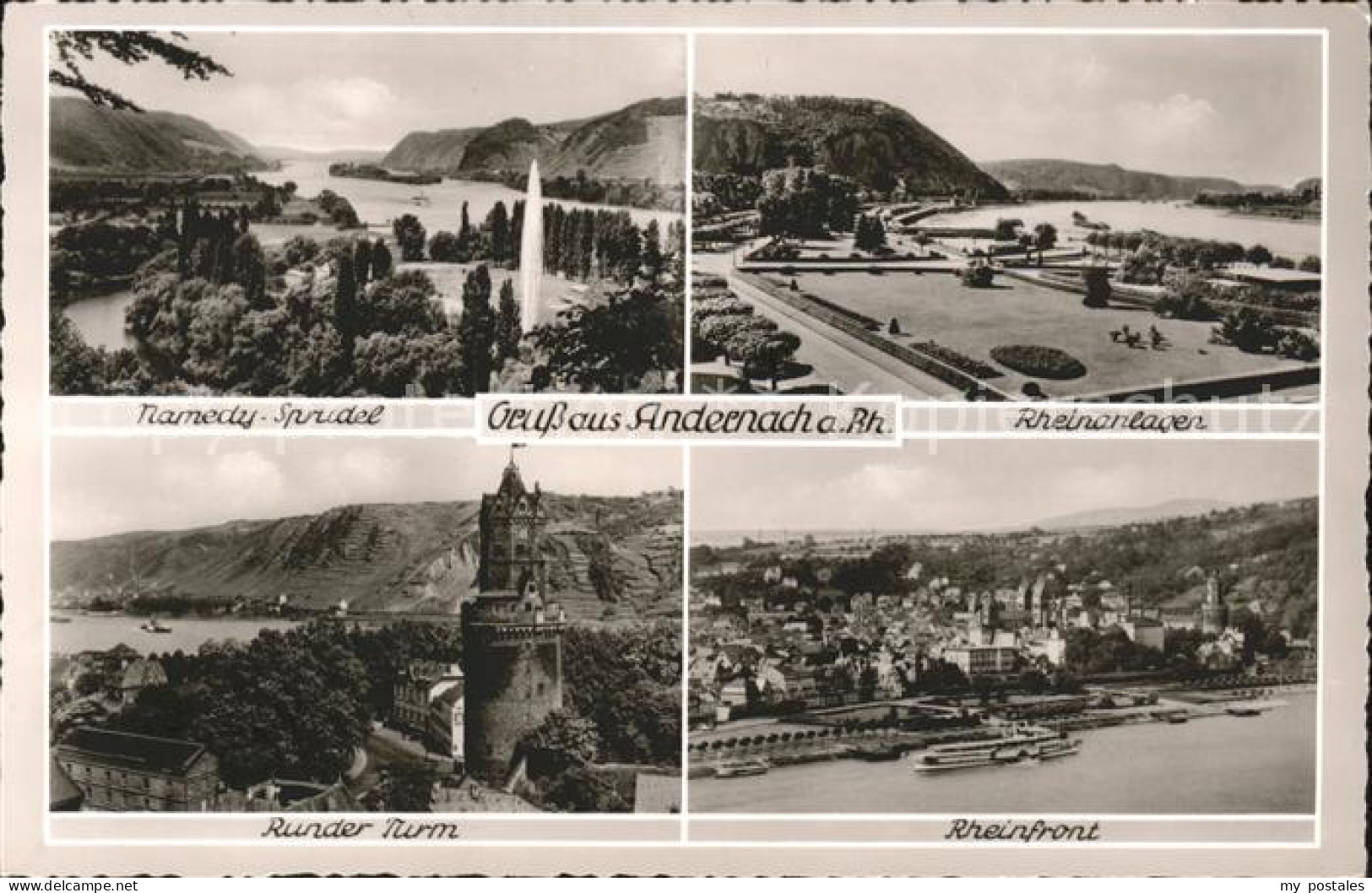 41538364 Andernach Namedy Sprudel Rheinanlagen Runder Turm Rheinfront Andernach - Andernach