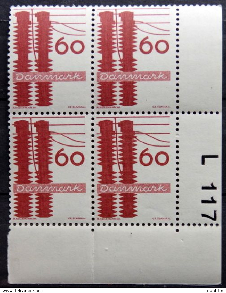 Denmark 1968 Danish Industrie MiNr.472  MNH (**)  (lot KS 1603) - Nuovi