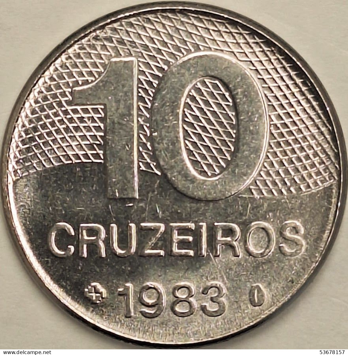 Brazil - 10 Cruzeiros 1983, KM# 592.1 (#3260) - Brazil