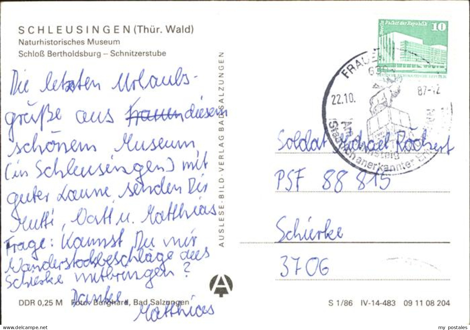 41535146 Schleusingen Naturhistorisches Museum Schloss Bertholdsburg Schnitzerst - Schleusingen