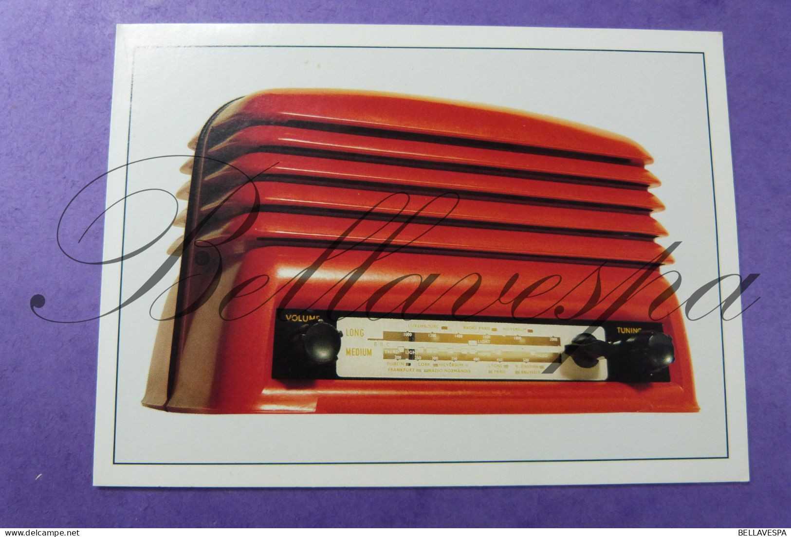 Old rare collectors " TUBE RADIO" Novelty Bakeliet & Fineer AM & LW  Radio - Lot x 28 carte postale moderne 1991-Kapel