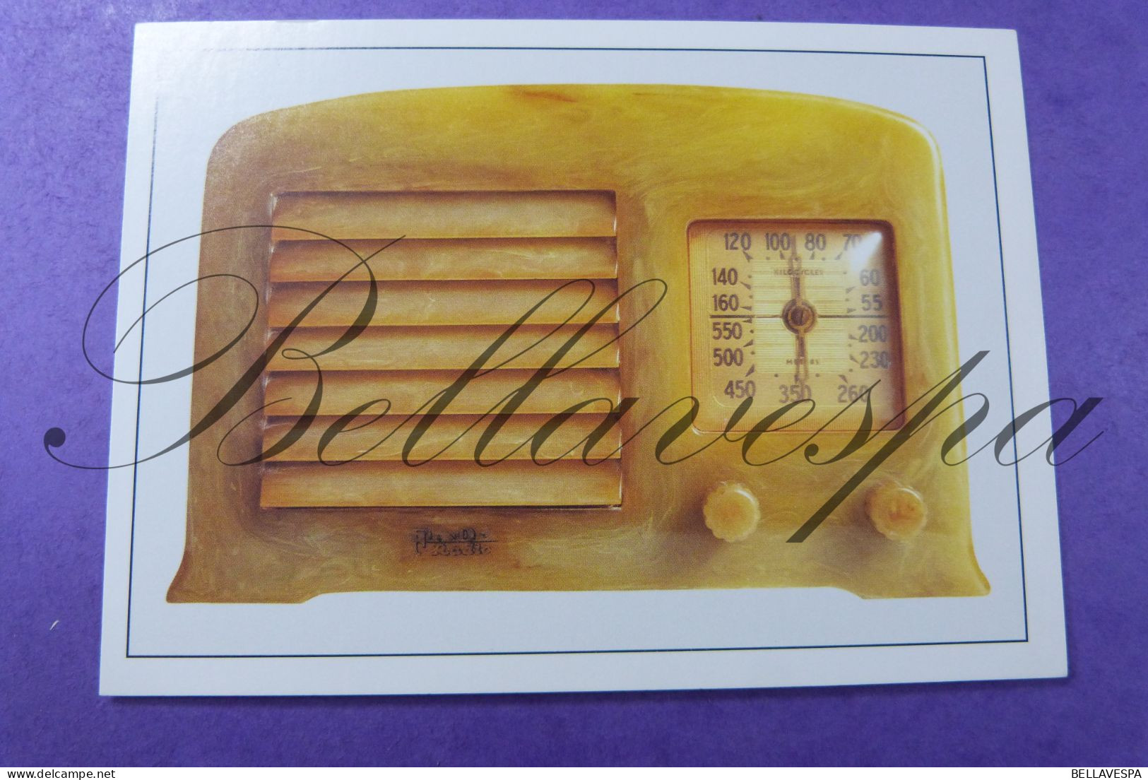 Old rare collectors " TUBE RADIO" Novelty Bakeliet & Fineer AM & LW  Radio - Lot x 28 carte postale moderne 1991-Kapel