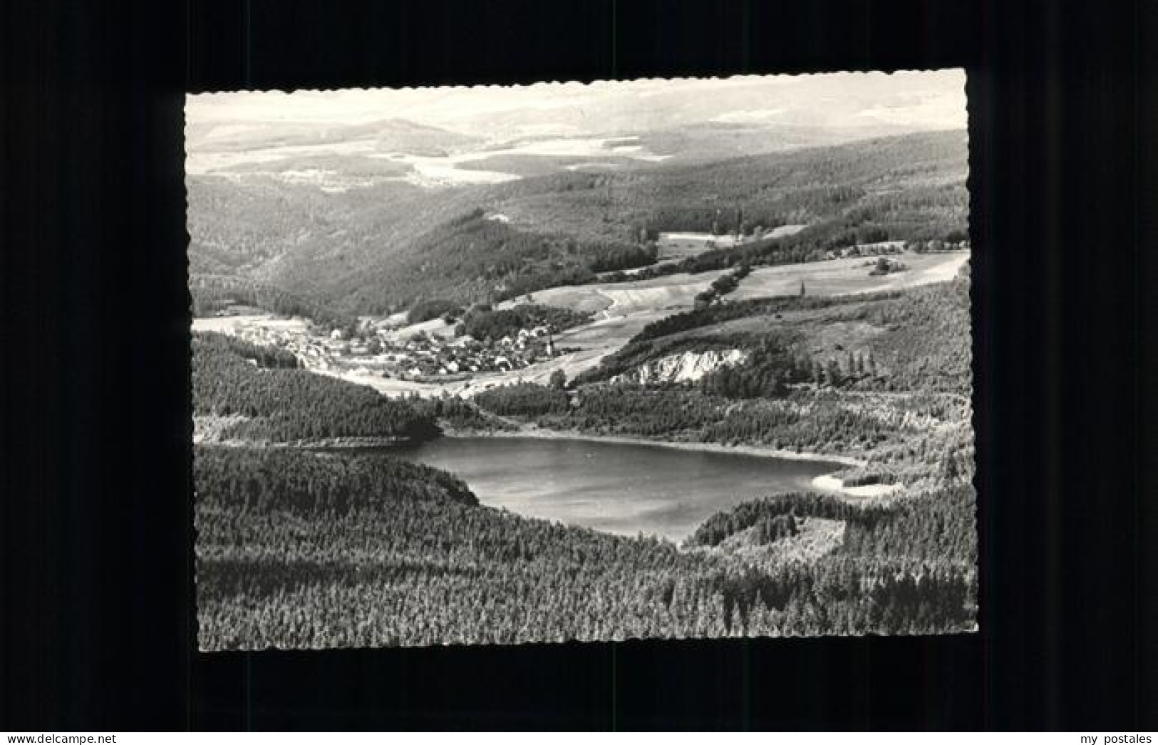 41534753 Sosa Erzgebirge Blick Vom Auerberg Zur Talsperre Sosa - Sosa