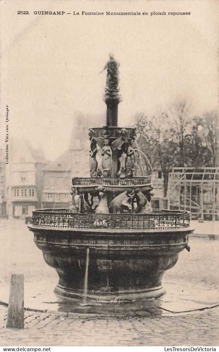 FRANCE - Guingamp - La Fontaine Monumentale En Plomb Repoussé - Carte Postale Ancienne - Guingamp