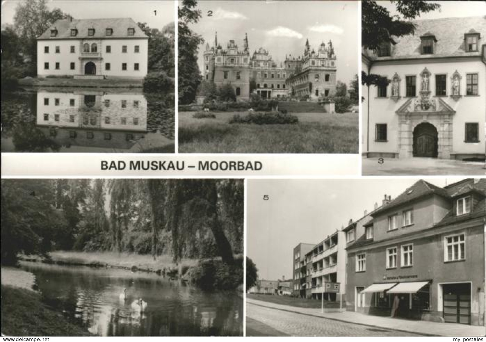 41534345 Bad Muskau Oberlausitz Schloss Schlossruine Park Kirchstrasse Bad Muska - Bad Muskau