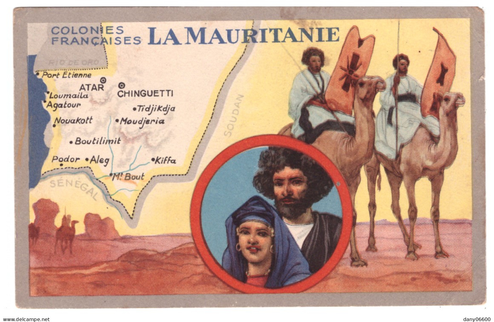 COLONIES FRANCAISES - LA MAURITANIE  - Mauritanie