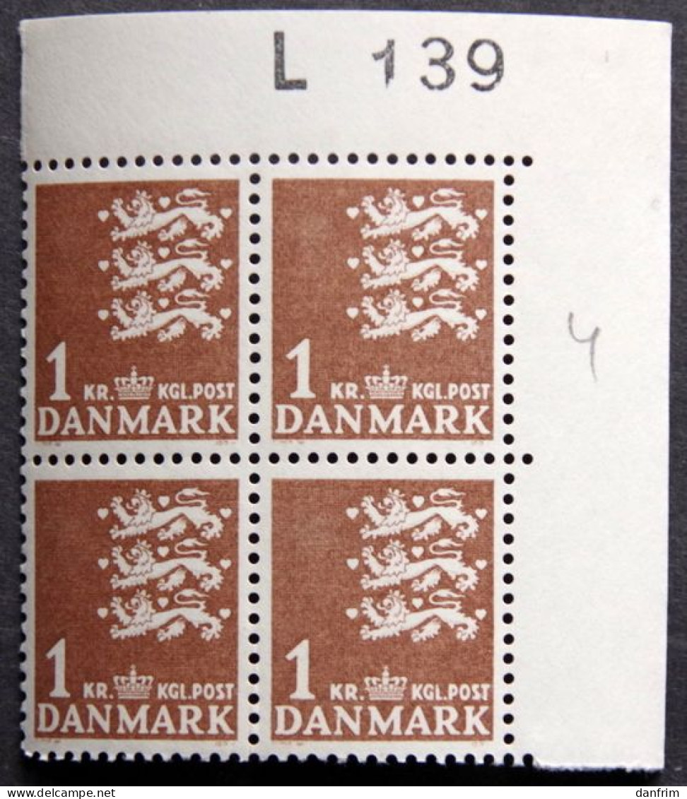 Denmark 1668    MiNr.289y    MNH (**)   (lot Ks 1620)     Catalogue Value:  AFA 12€ - Neufs