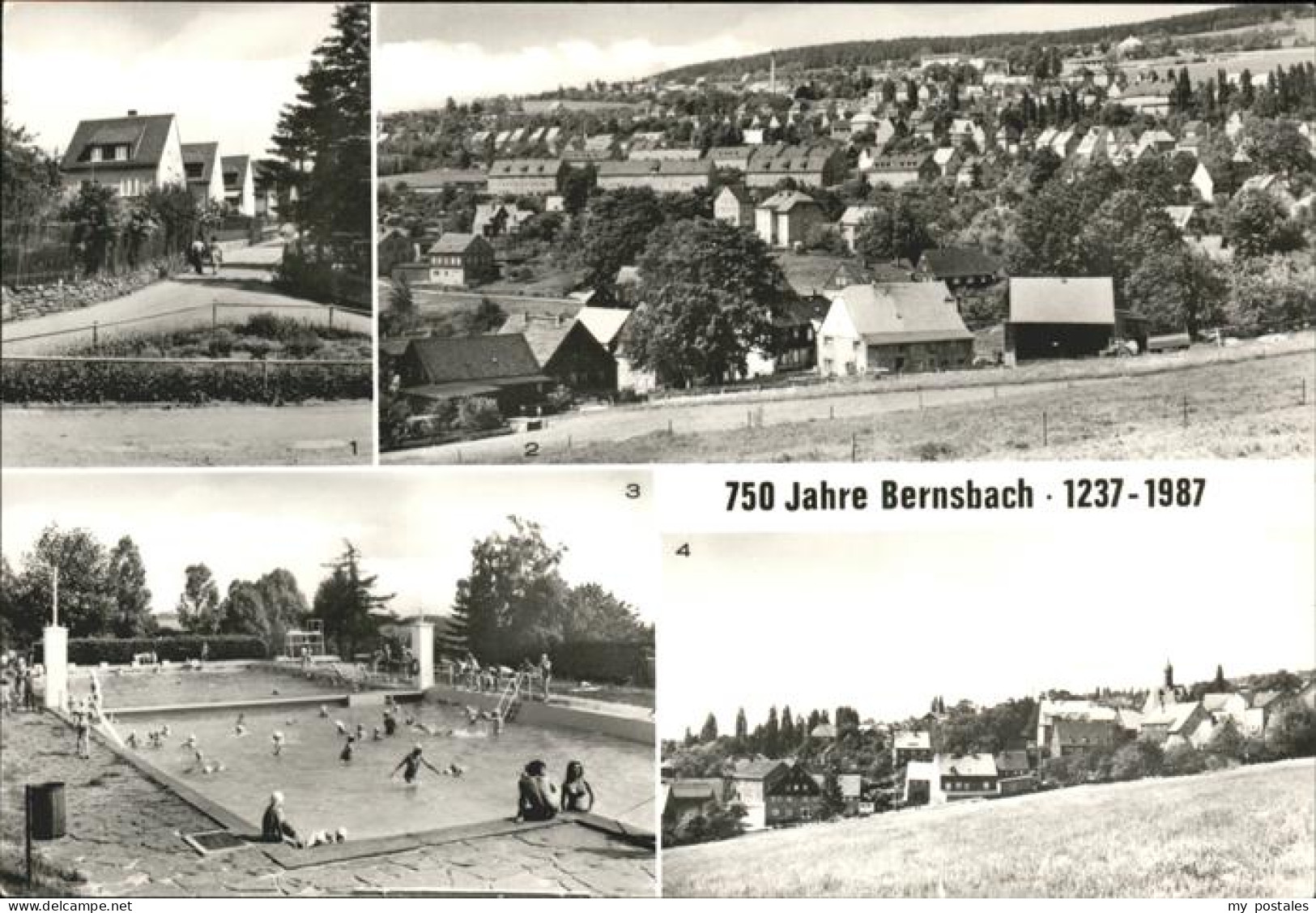 41533146 Bernsbach Siedlerstrasse Freibad 750 Jahre Jubilaeum Bernsbach - Bernsbach