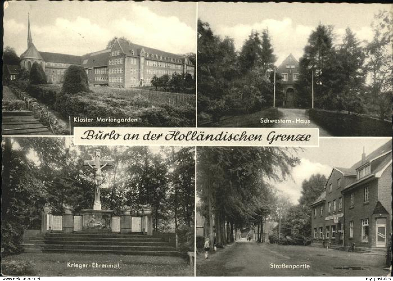 41532866 Burlo Kloster Mariengarden Schwesternhaus Krieger Ehrenmal Denkmal Stra - Borken