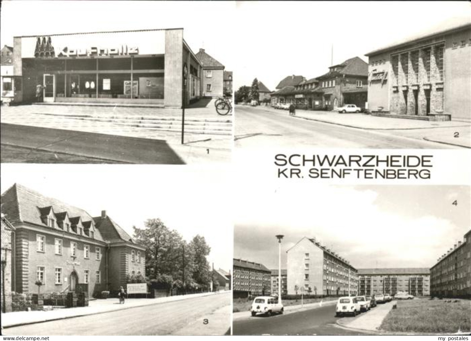 41532843 Schwarzheide Kaufhalle Kulturhaus Wandelhof Rathaus Strasse 20. Jahrest - Schwarzheide