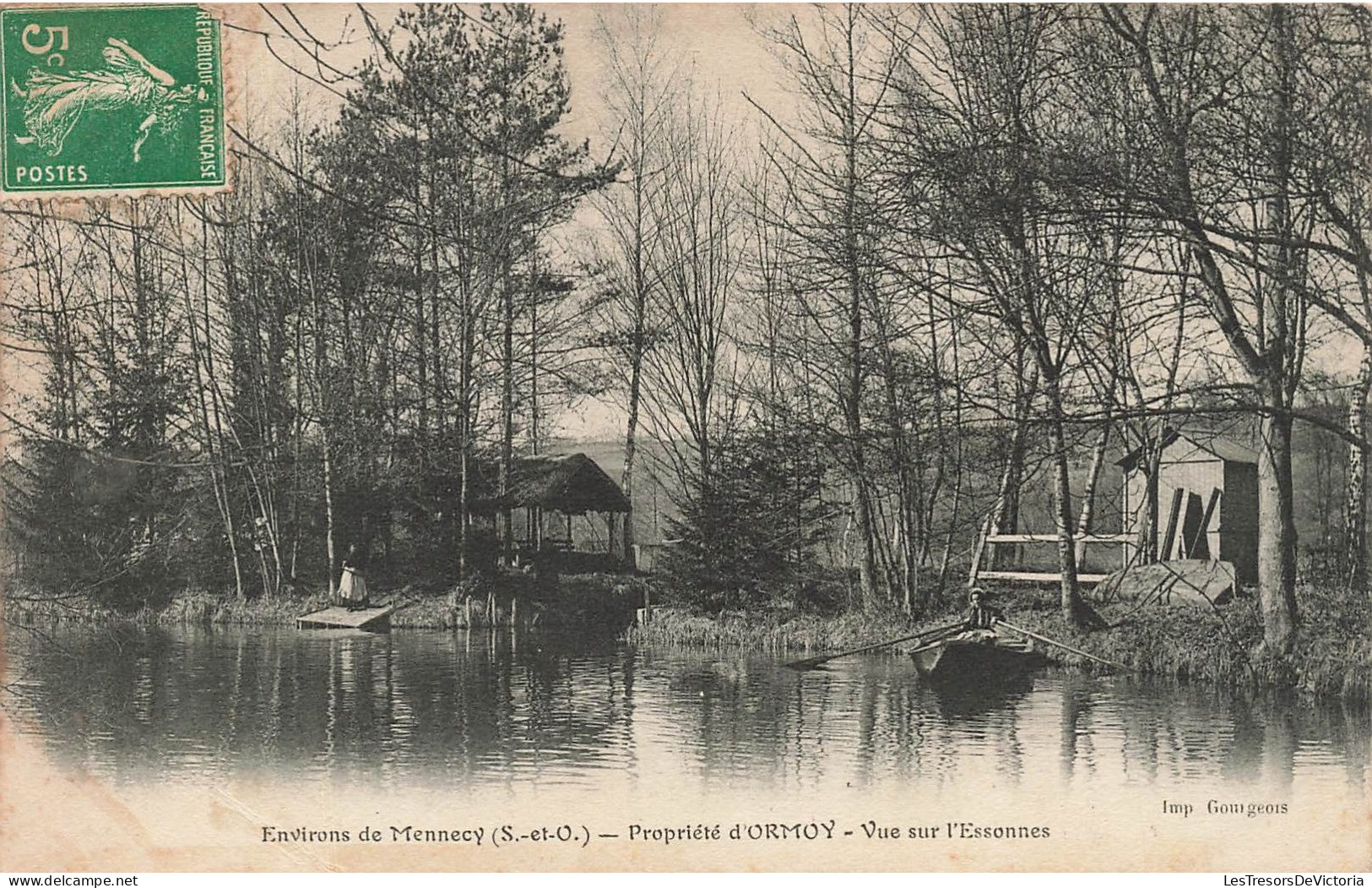 FRANCE - Environs De Mennecy - Propriété D'Ormoy - Vue Sur L'Essonne - Carte Postale Ancienne - Mennecy