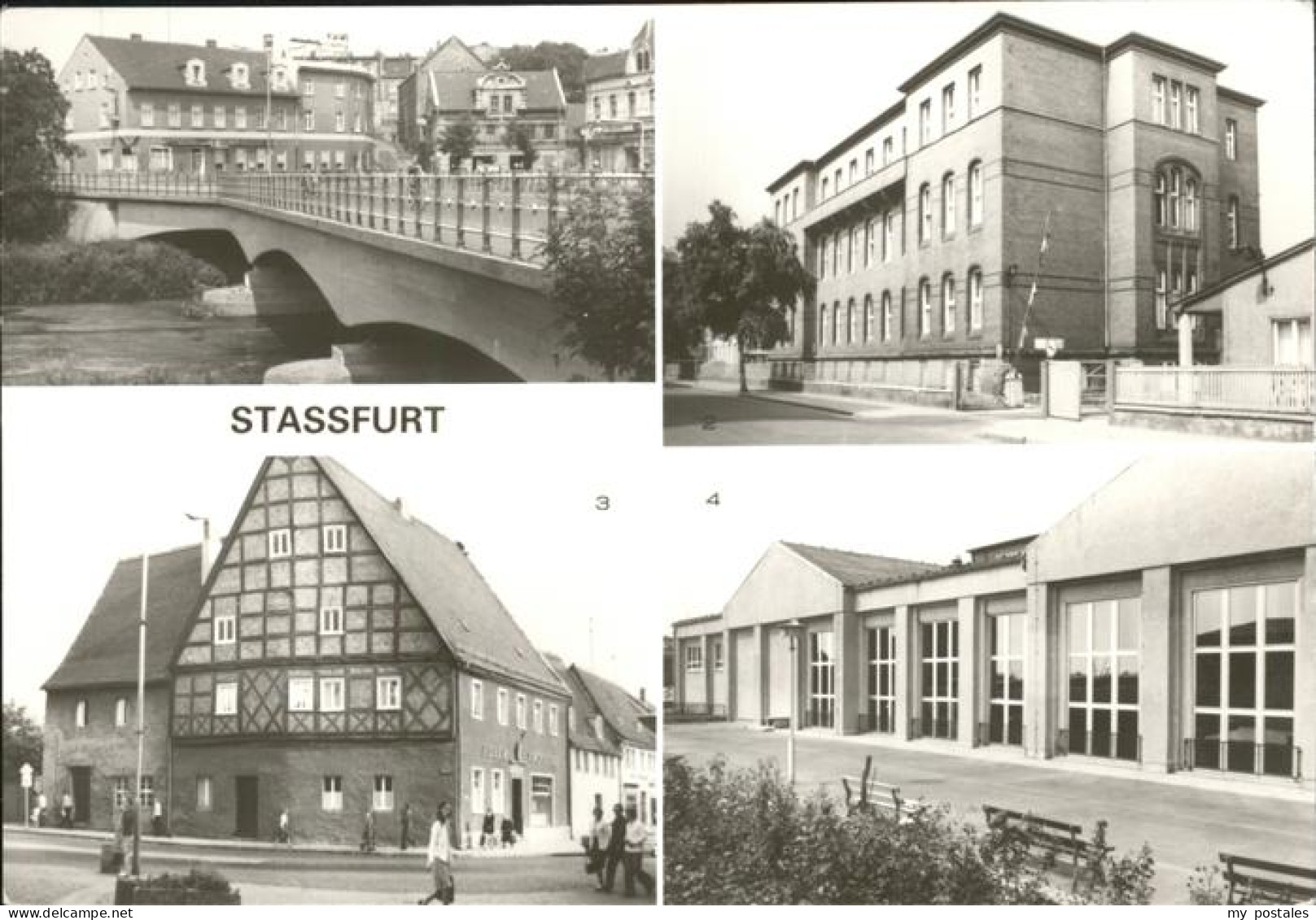 41532694 Stassfurt Bodebruecke Krankenhaus Adlerapotheke Hohenerxleben - Stassfurt