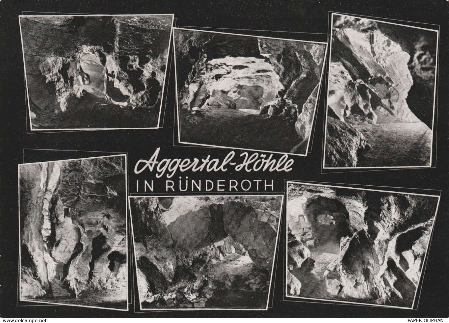 5250 ENGELSKIRCHEN - RÜNDEROTH, Aggertal - Höhle 1965 - Lindlar