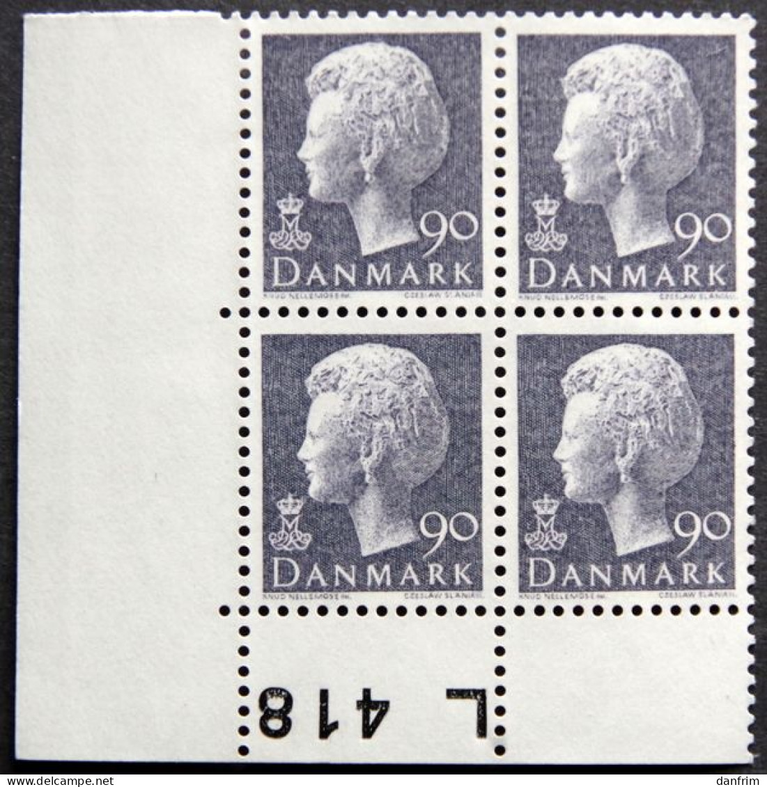 Denmark 1979   Queen Margrethe II   Cz.Slania   MiNr.680  MNH (**)  ( Lot KS 1628 ) - Neufs