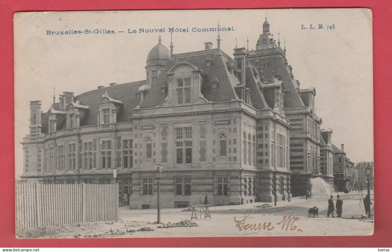 St.-Gilles - Le Nouvel Hôtel Communal - 190? ( Voir Verso ) - St-Gillis - St-Gilles