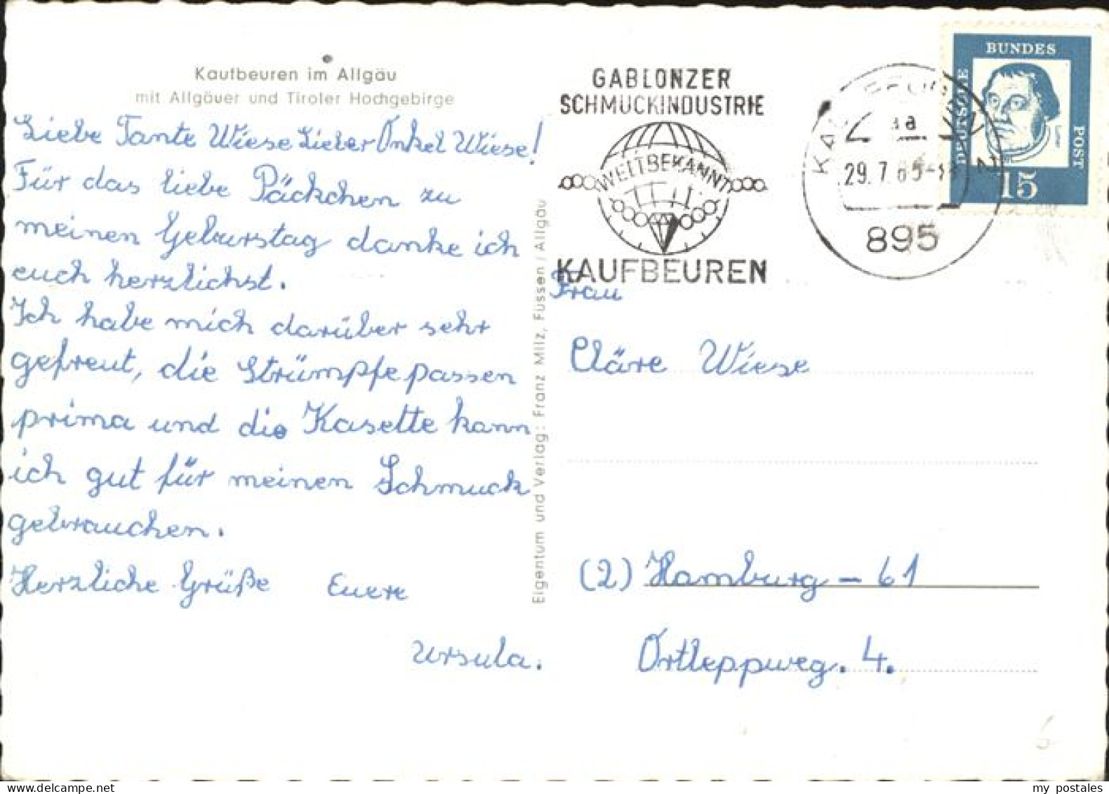 41532391 Kaufbeuren Allgaeuer Hochgebirge Kaufbeuren - Kaufbeuren