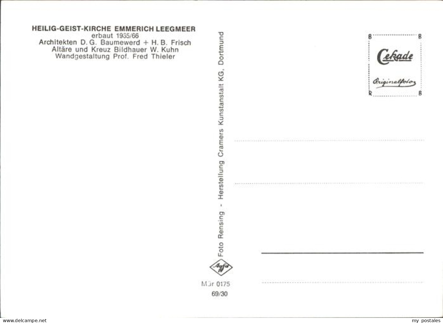 41532299 Emmerich Rhein Leegmeer Heilig-Geist-Kirche Emmerich - Emmerich