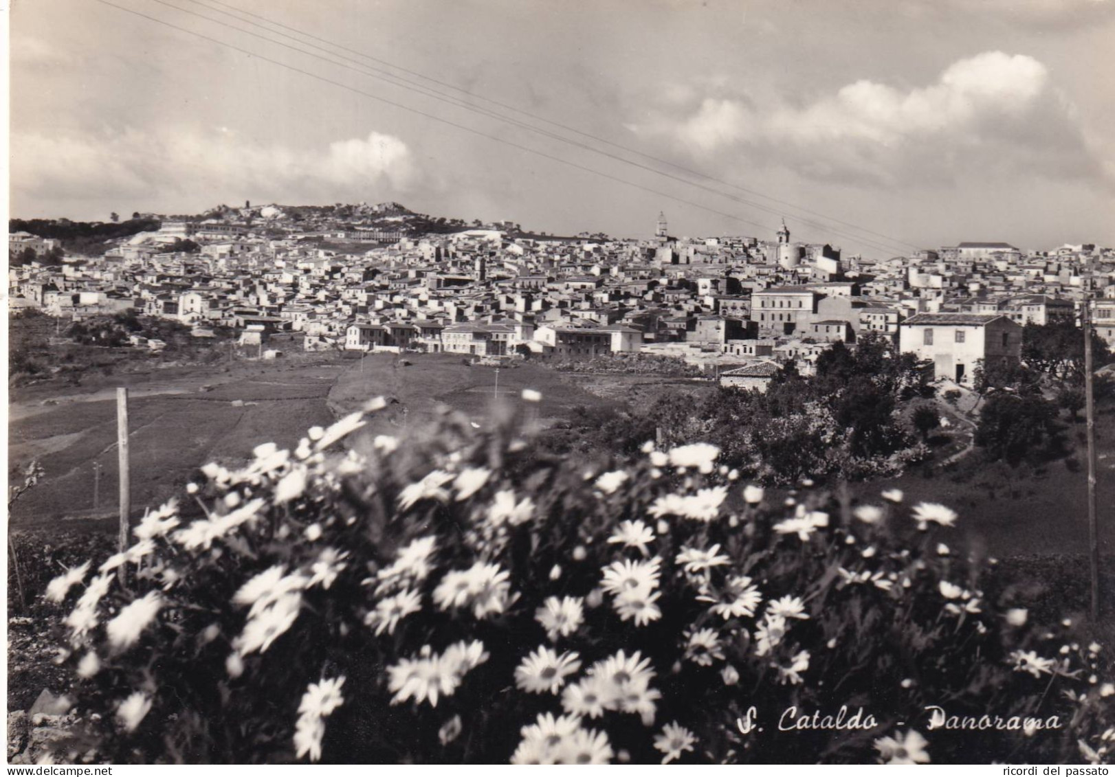 Cartolina San Cataldo ( Caltanissetta ) Panorama - Caltanissetta