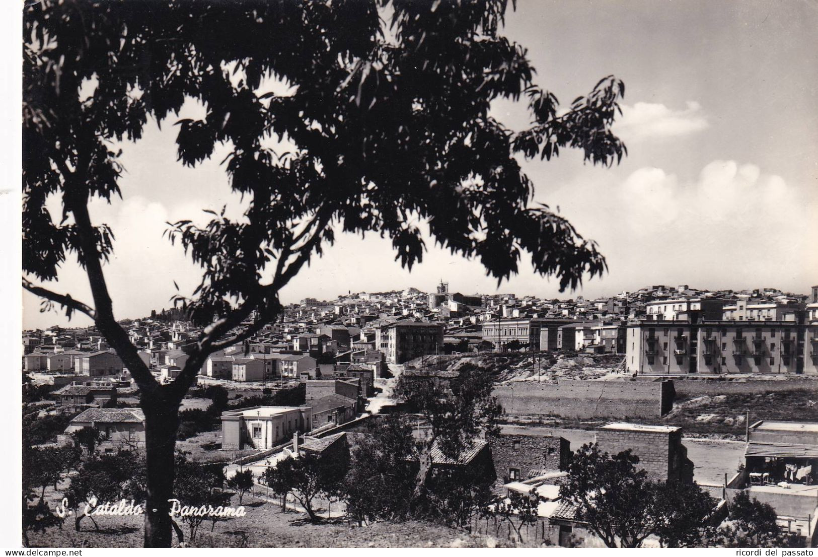 Cartolina San Cataldo ( Caltanissetta ) Panorama - Caltanissetta