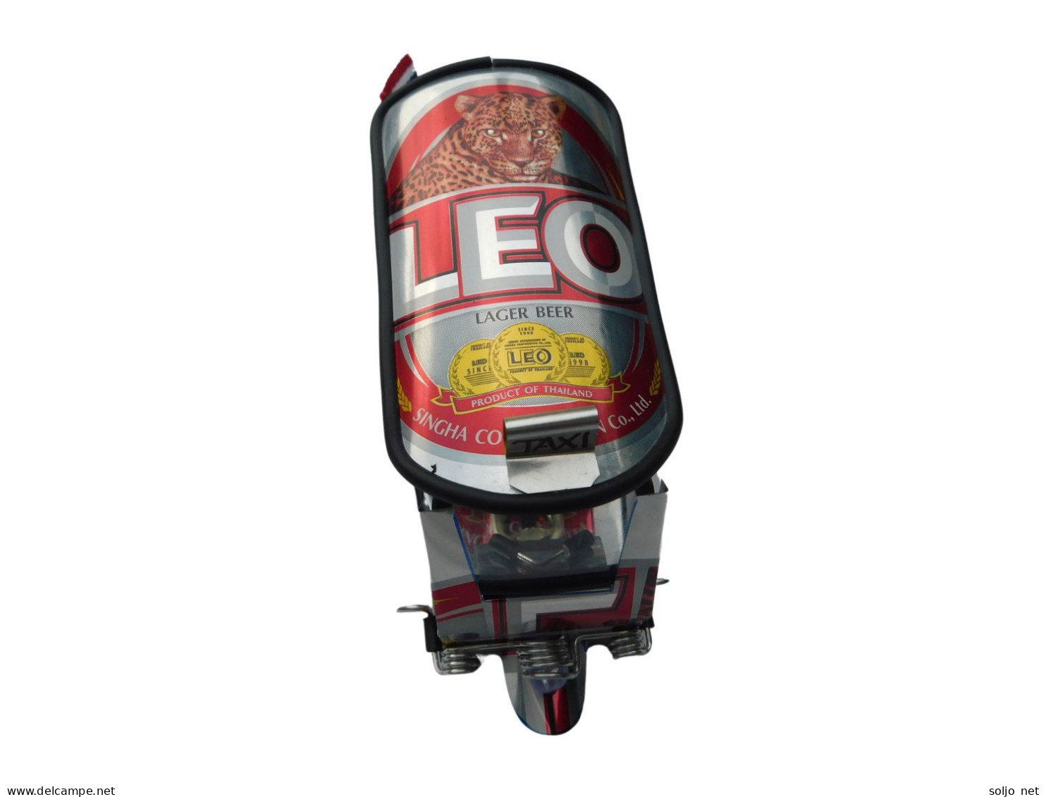 *** Leo Beer *** Detailgetreue Handgefertigte Nachbildung: TUK TUK Taxi Aus Thailand - 14x7x6 Cm - Motos