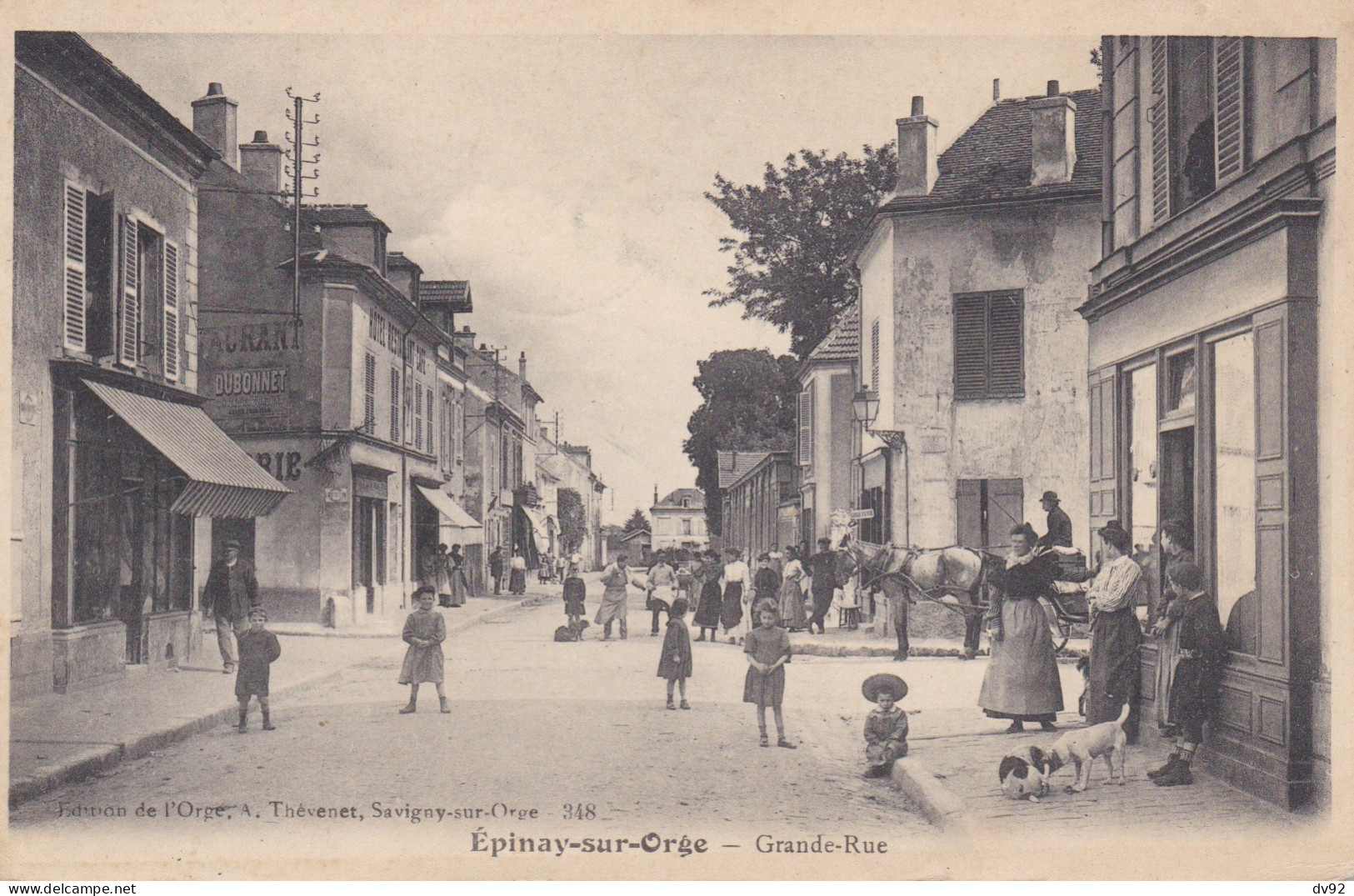 ESSONNE EPINAY SUR ORGE GRANDE RUE - Epinay-sur-Orge