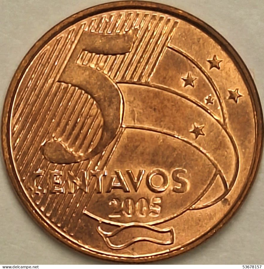 Brazil - 5 Centavos 2005, KM# 648 (#3265) - Brésil