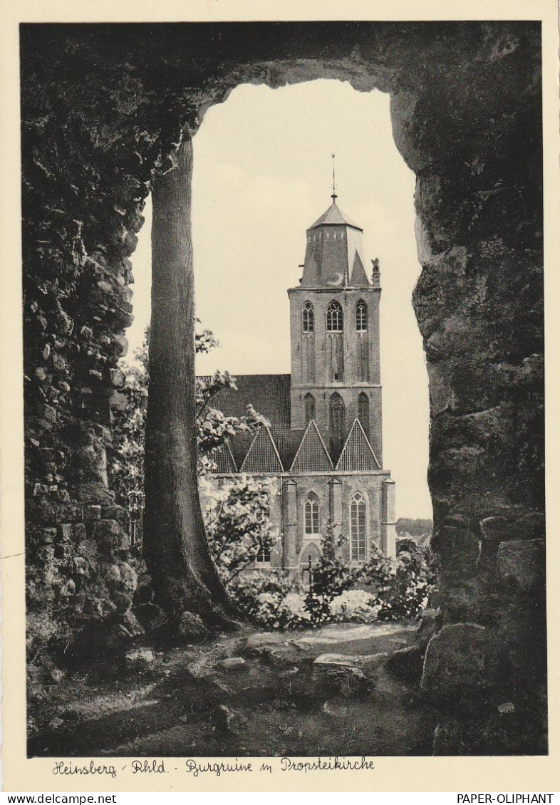 5138 HEINSBERG, Burgruine Und Probsteikirche, Verlag Wahlen - Heinsberg