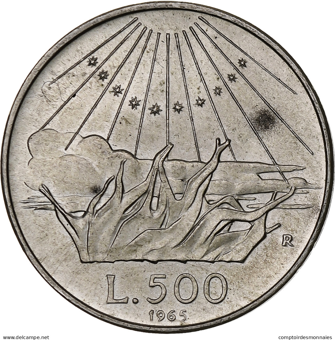 Monnaie, Italie, 500 Lire, 1965, Rome, SUP+, Argent, KM:100 - 500 Lire