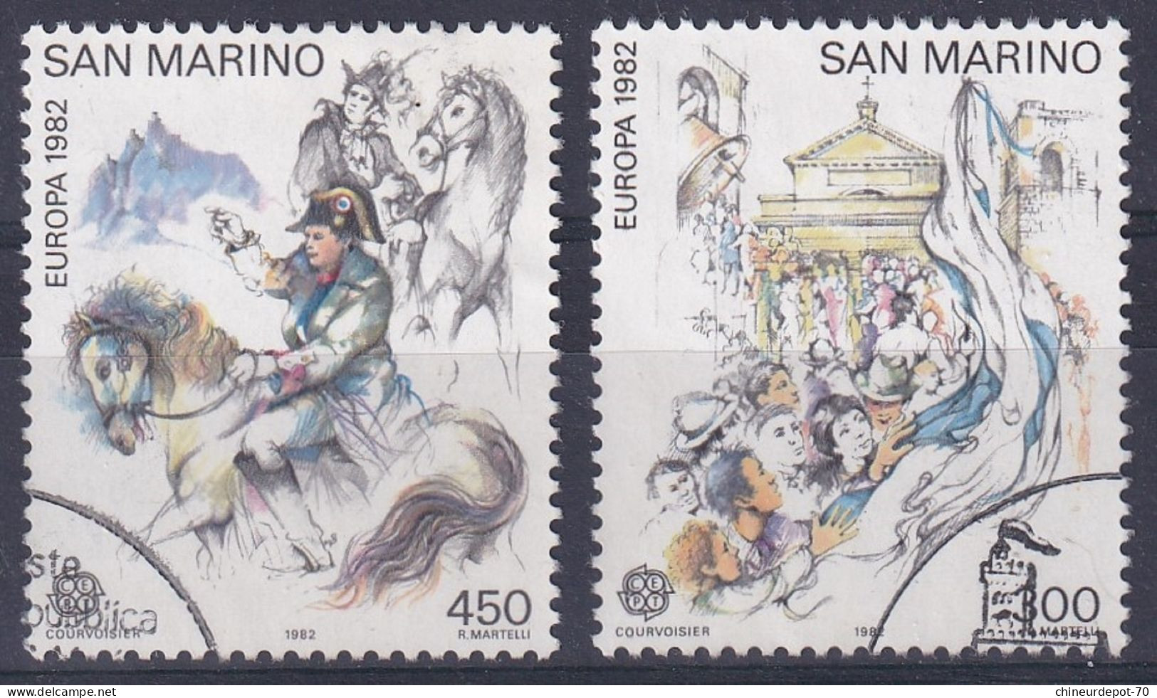 San Marino Europa 1982 - Usati