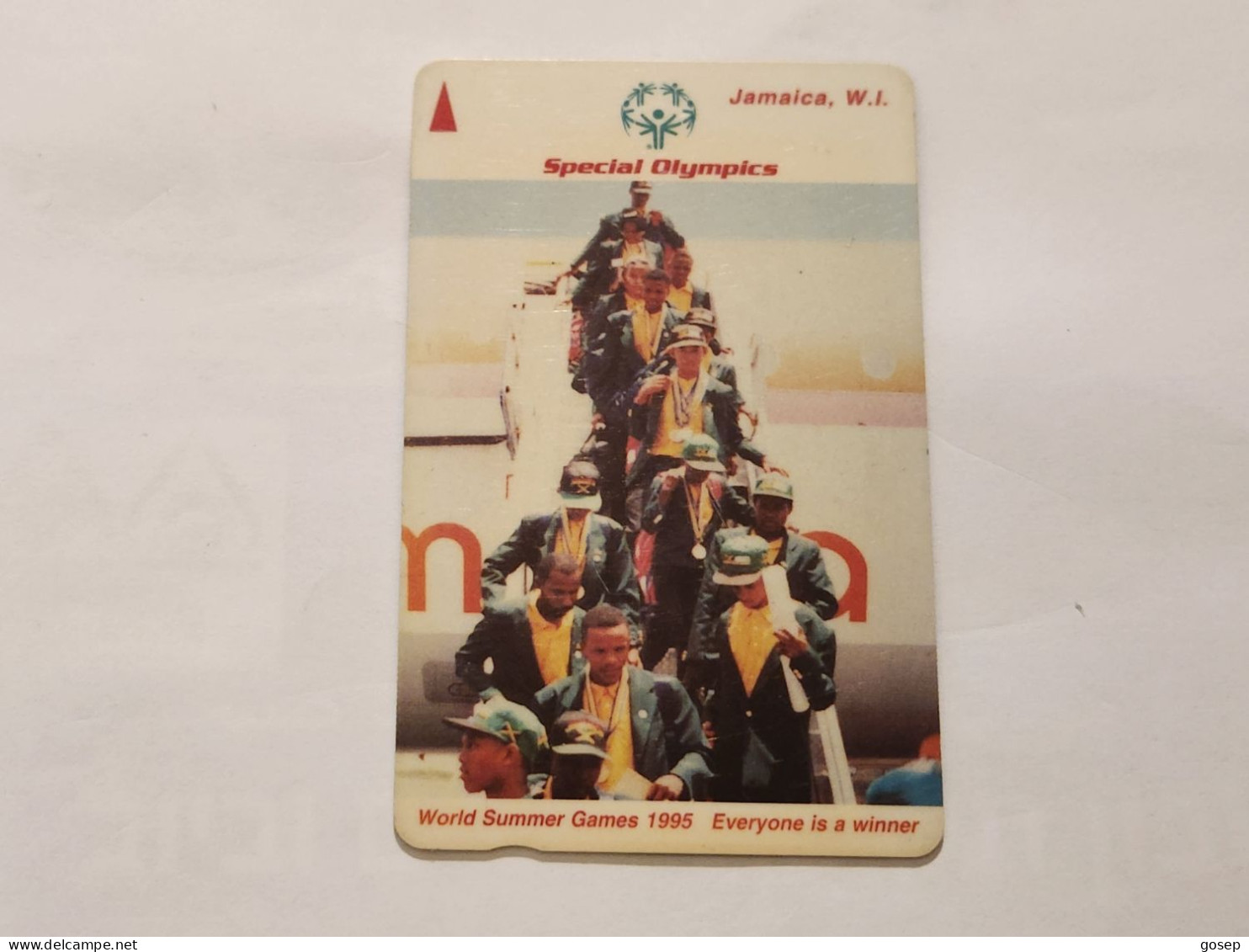 JAMAICA-(73JAMB-(Ø),-(JAM-73B-(Ø))-Summer Games 1996-(39)-(73JAMB073631)-(J$50)-used Card+1card Prepiad - Jamaïque