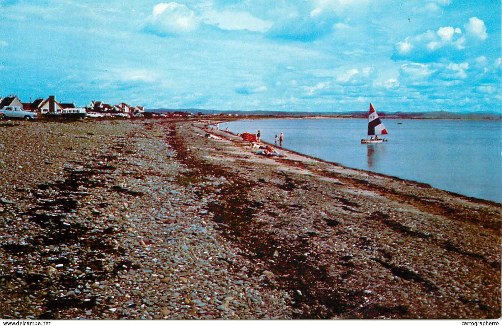 United Kingdom England Beach And Sailboat Stranraer - York