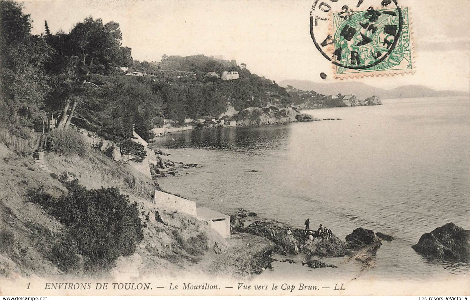 FRANCE - Environs De Toulon - Le Mourillon - Vue Vers Le Cap Brun - LL - Carte Postale Ancienne - Toulon