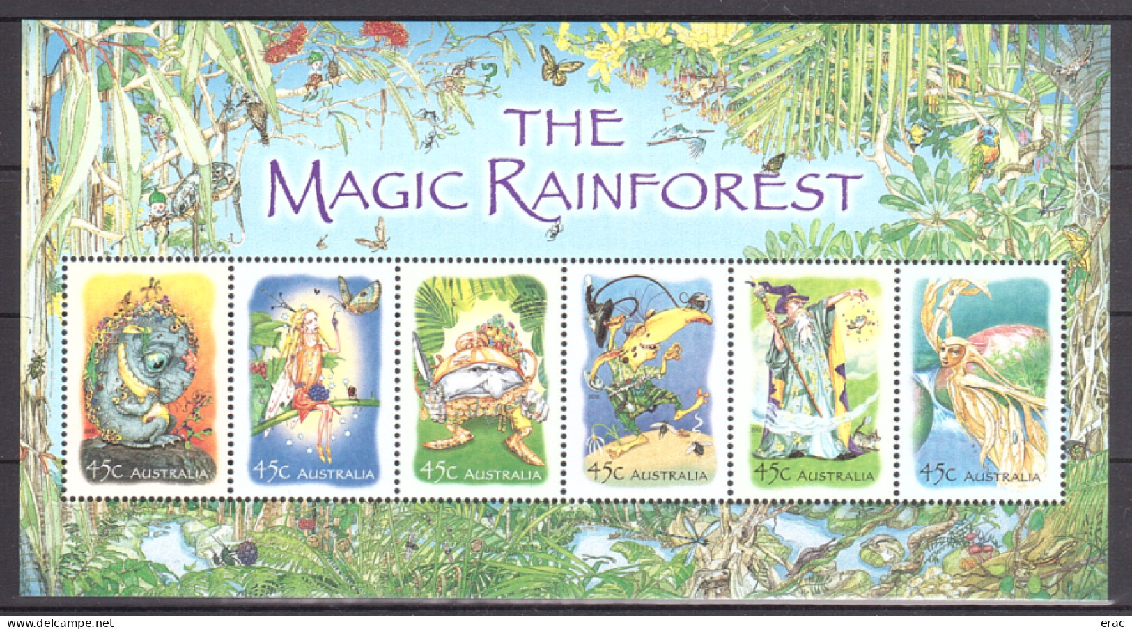 Australie - 2002 - BF 73 - Neuf ** - The Magic Rainforest - Blocks & Sheetlets