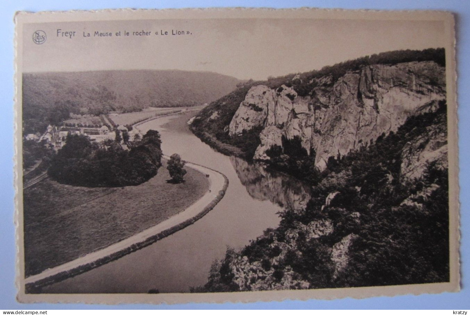 BELGIQUE - NAMUR - HASTIERE - FREYR - La Meuse Et Le Rocher "Le Lion" - Hastière