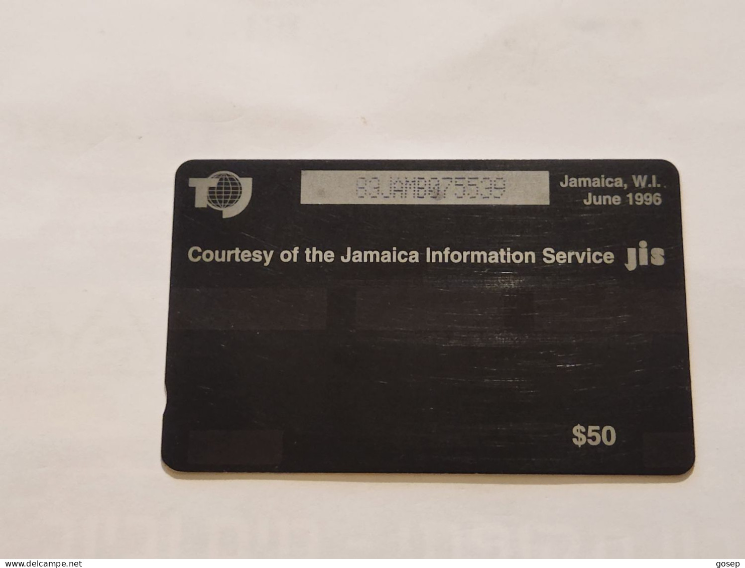 JAMAICA-(83JAMB-(0)-JAM-83B-(0)-The Ackee-(43)-(83JAMB075539)-(J$50)-used Card+1card Prepiad - Jamaïque