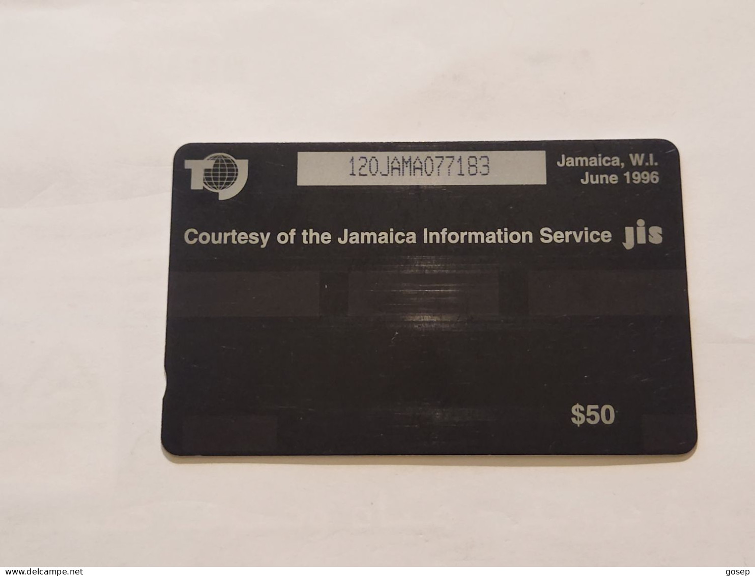 JAMAICA-(120JAMA-(Ø)-JAM-120A-(Ø)-The Ackee-(47)-(120JAMA066183)-(J$50)-used Card+1card Prepiad - Giamaica