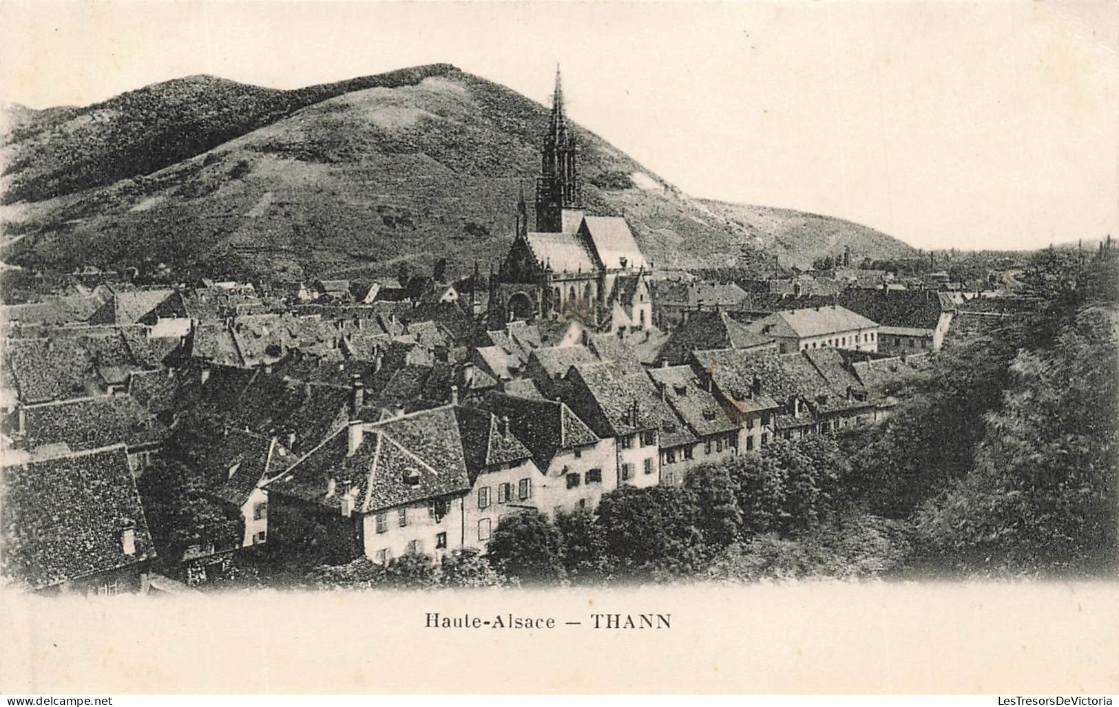 FRANCE - Haute Alsace - Thann - Vue Sur La Cathédrale - Carte Postale Ancienne - Thann