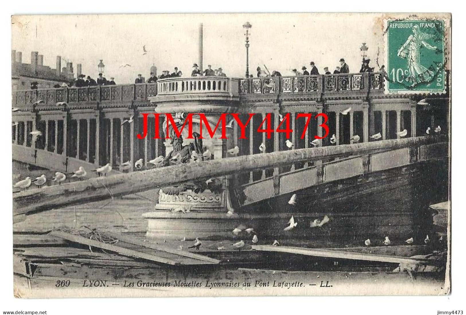CPA - LYON (3è Arr.) - Les Gracieuses Mouettes Lyonnaises Au Pont Lafayette ( Bien Animé ) N° 36 - L L - Imp. Lévy Fils - Lyon 3