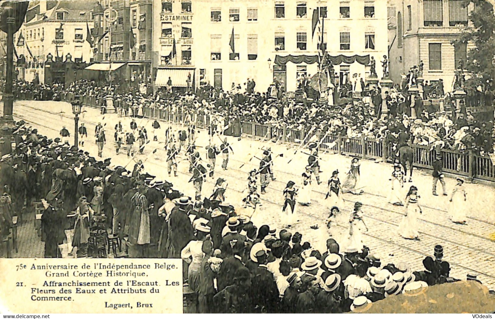 Belgique - Brussel - Bruxelles - 75e Anniversaire De L'Indépendance Belge - Grand Cortège Historique - Fiestas, Celebraciones