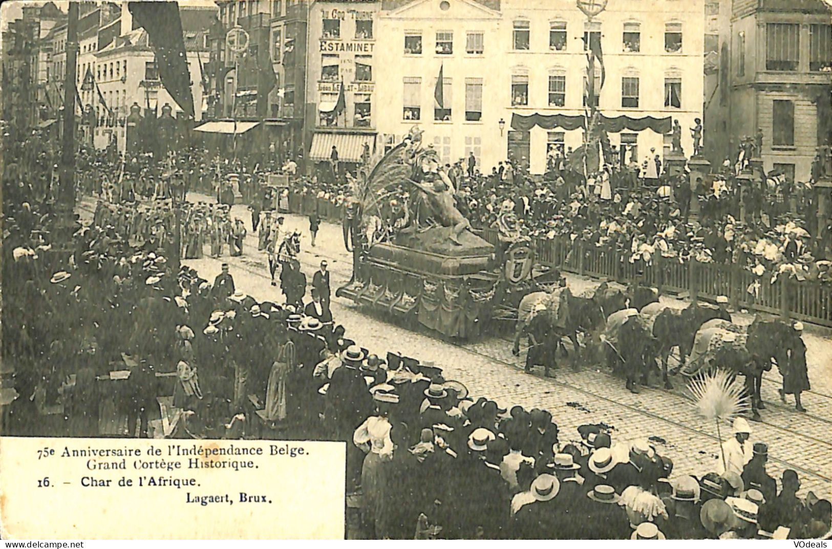 Belgique - Brussel - Bruxelles - 75e Anniversaire De L'Indépendance Belge - Grand Cortège Historique - Feiern, Ereignisse