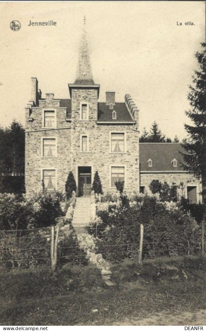 JENNEVILLE : La Villa. Carte Rare. - Libramont-Chevigny