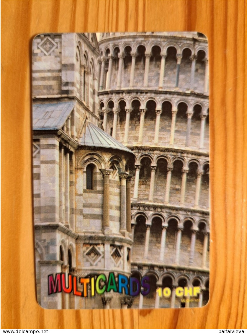 Prepaid Phonecard Switzerland, Multicards - Pisa, Italy - Schweiz