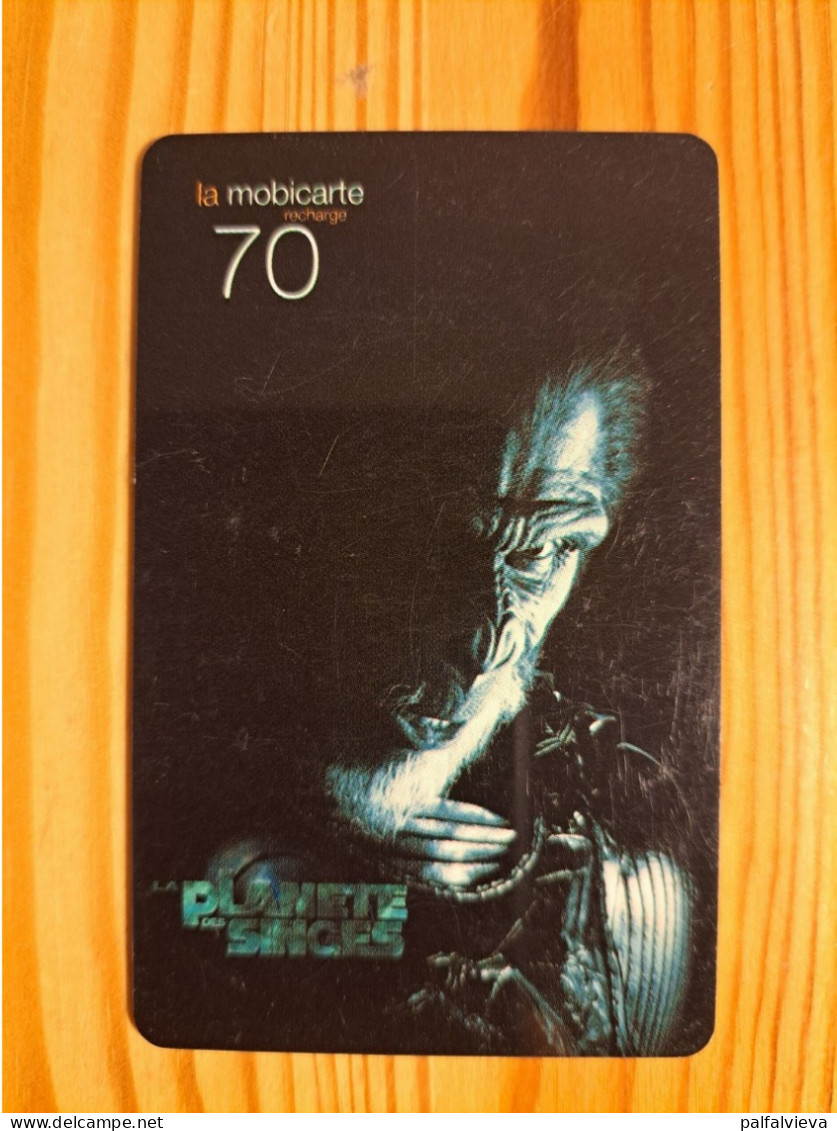 Prepaid Phonecard France, Orange - Cinema, Planet Of Apes - Prepaid: Mobicartes