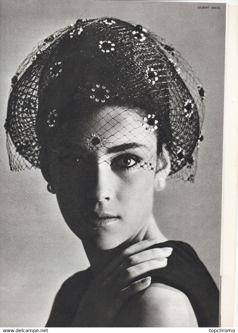 Revue Chapeaux De Paris 50 Pages N°79 1965 Hiver Lanvin Patou Guillemin Orcel Carven Brosseau Billard - Fashion